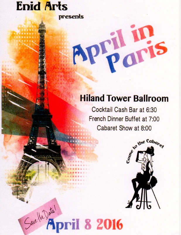 Flyer for the 2016 April in Paris event