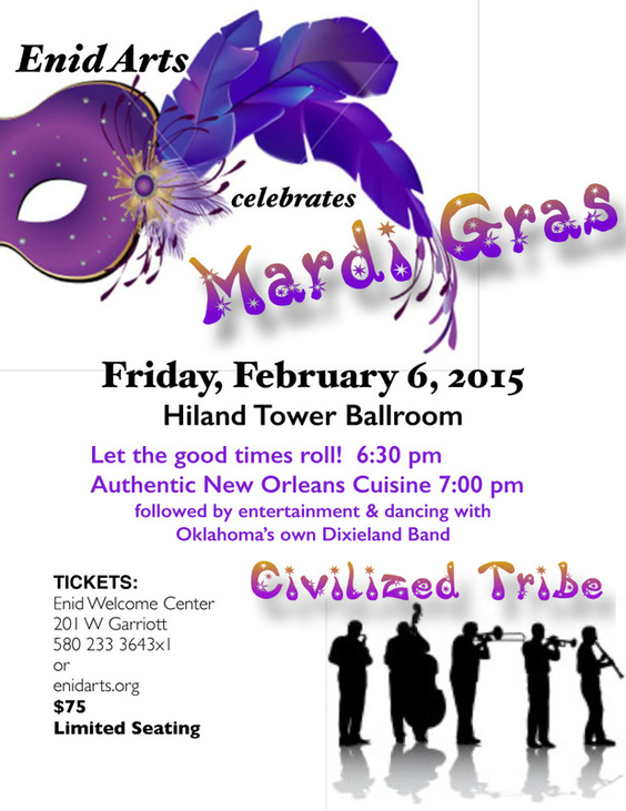 Flyer for the 2015 Mardi Gras event