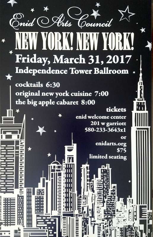 Flyer for the 2017 New York! New York! event